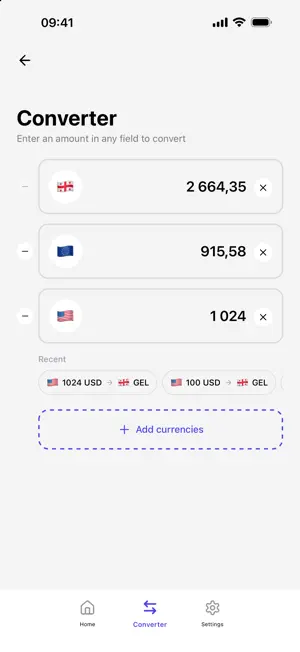 Currency Rates Georgia screenshot 4