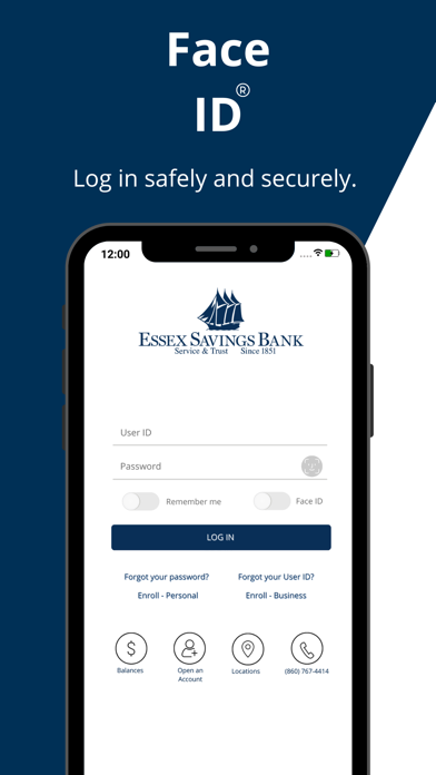 Essex Savings Mobile Banking Screenshot