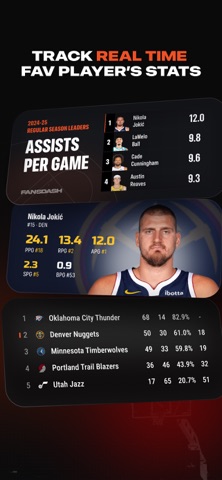 FansDash: Basketball Widgets Screenshot 5 of 7
