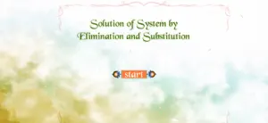 Elimination and Substitution screenshot 3
