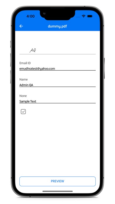 emSigner - Sign Electronically Screenshot