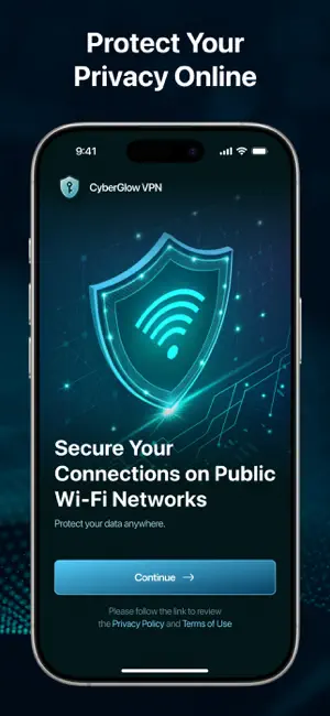 CyberGlow VPN - AI Secure Tool iPhone screenshot 5