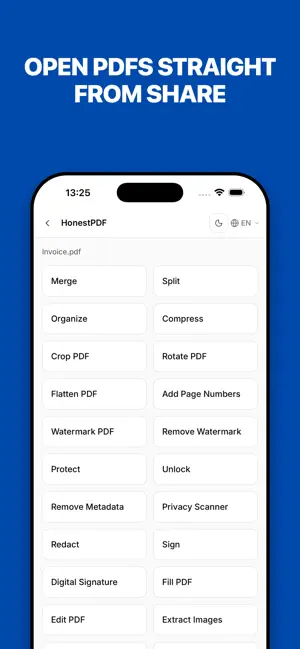 HonestPDF: Private PDF Tools screenshot 4