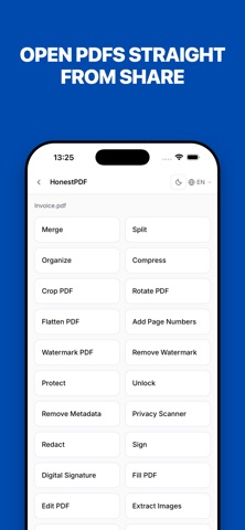 HonestPDF: Private PDF Tools Screenshot 4 of 5