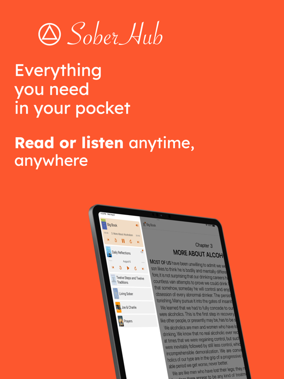 SoberHub iPad screenshot 7 - Lifestyle app