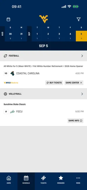 West Virginia Mountaineers screenshot 4