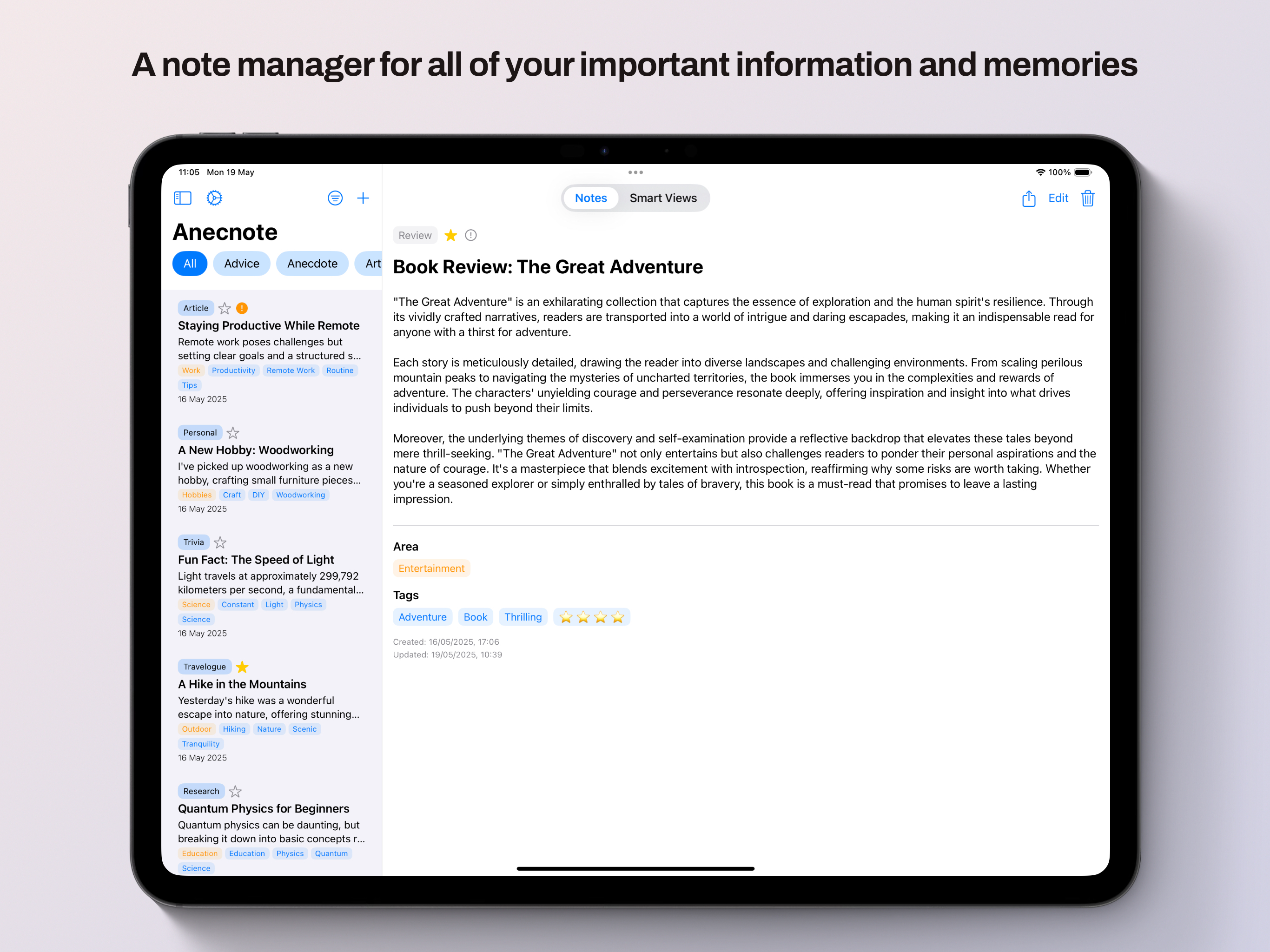 Anecnote screenshot 6