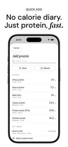 PRO.TEIN: Protein Tracker Screenshot 3 of 7
