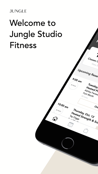 Jungle Studio Fitness App iPhone screenshot 1 - Health & Fitness app