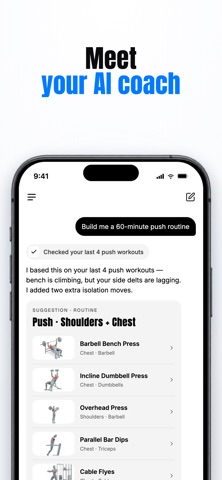 Gym Routine Tracker - Reps iPhone screenshot 3