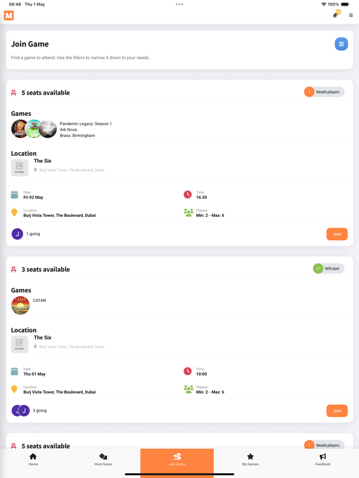 Meeple Match - For boardgamers