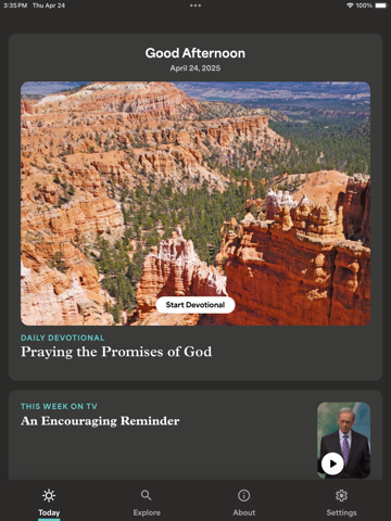 In Touch Ministries iPad screenshot 6 - Lifestyle app