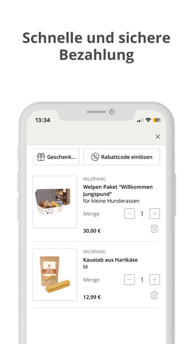 Wildfang Petcare Screenshot