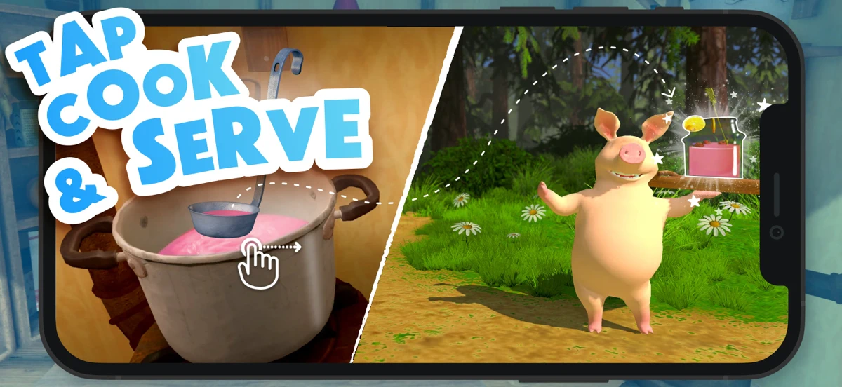 Masha and the Bear: Kitchen screenshot 5
