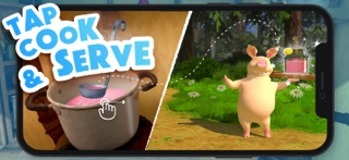 Masha and the Bear: Kitchen iPhone screenshot