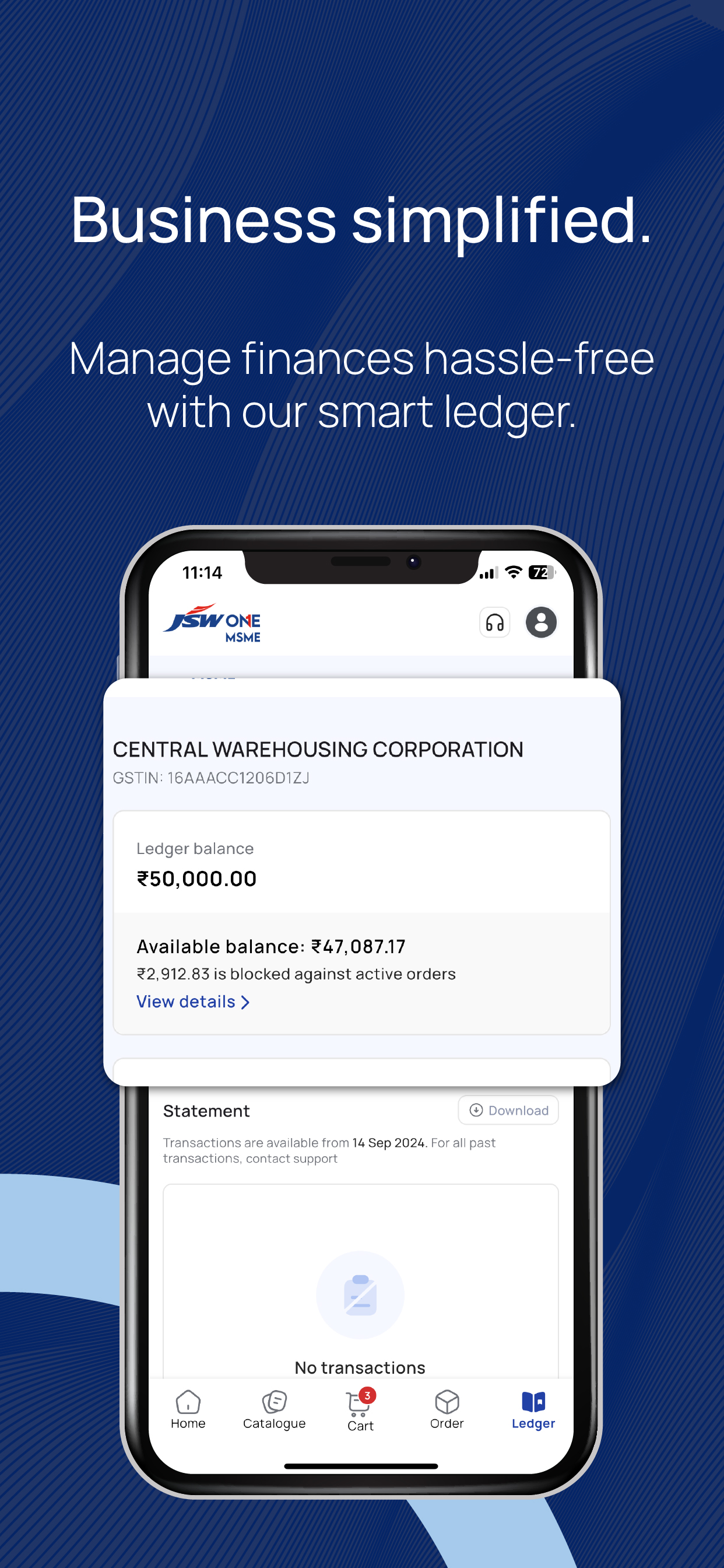 JSW One - MSME B2B Steel