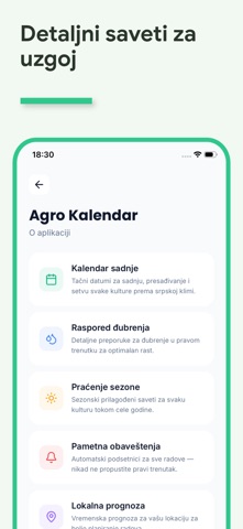 Agro Kalendar iPhone screenshot