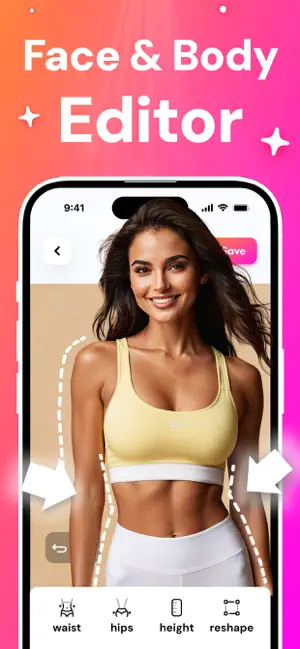 TuneAI: Body & Face Editor screenshot 1