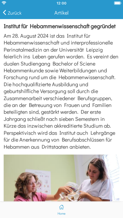 LUMI – Unimedizin Leipzig iPhone screenshot 3 - Social Networking app