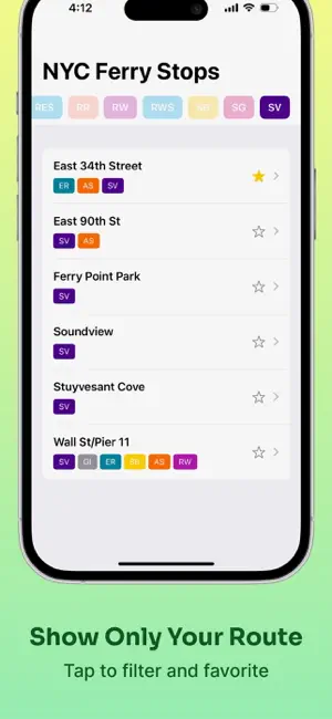Simple NYC Ferry Widget screenshot 3
