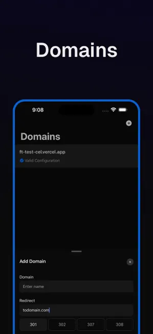 Rev for Vercel iPhone screenshot 5