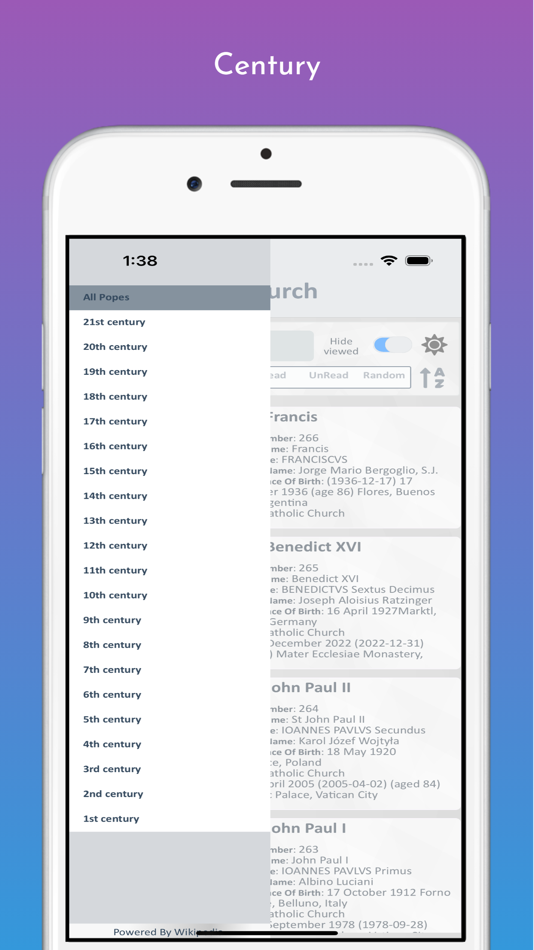 #9. Popes of the Catholic Church (iOS) โดย: Peter Joseph