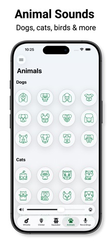 iTrainer Dog Whistle & Clicker iPhone screenshot
