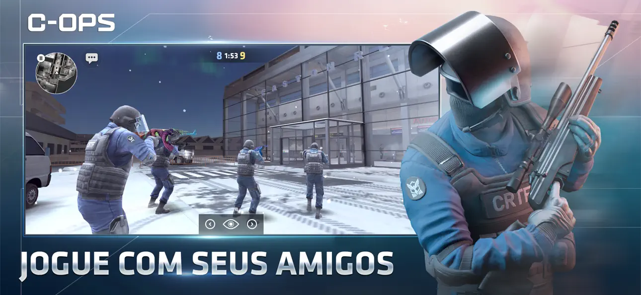 Critical Ops: Online PvP FPS iOS Mod IPA screenshot 1 - iOS game interface
