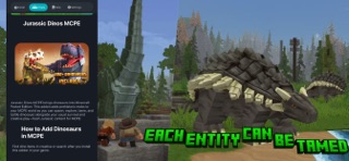 Jurassic Dinos Addons for MCPE iPhone screenshot