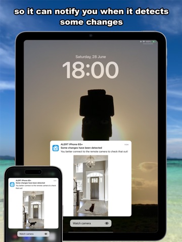 Home Surveillance iPad screenshot
