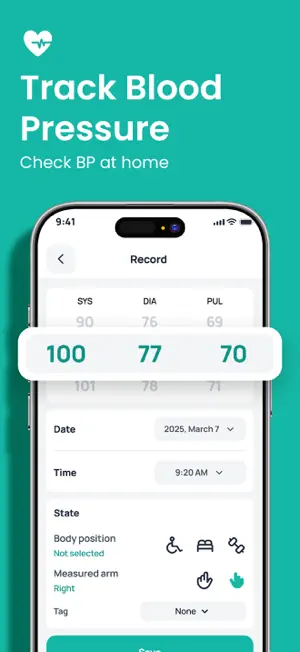 Heart Rate: BP Health Monitor screenshot 3
