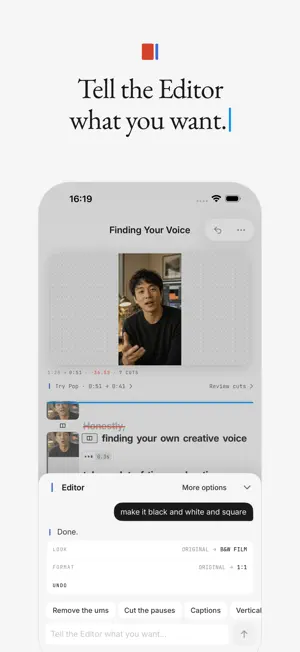 Cuts — Edit with words screenshot 3