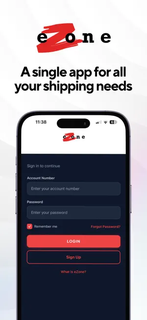 eZone App screenshot 1