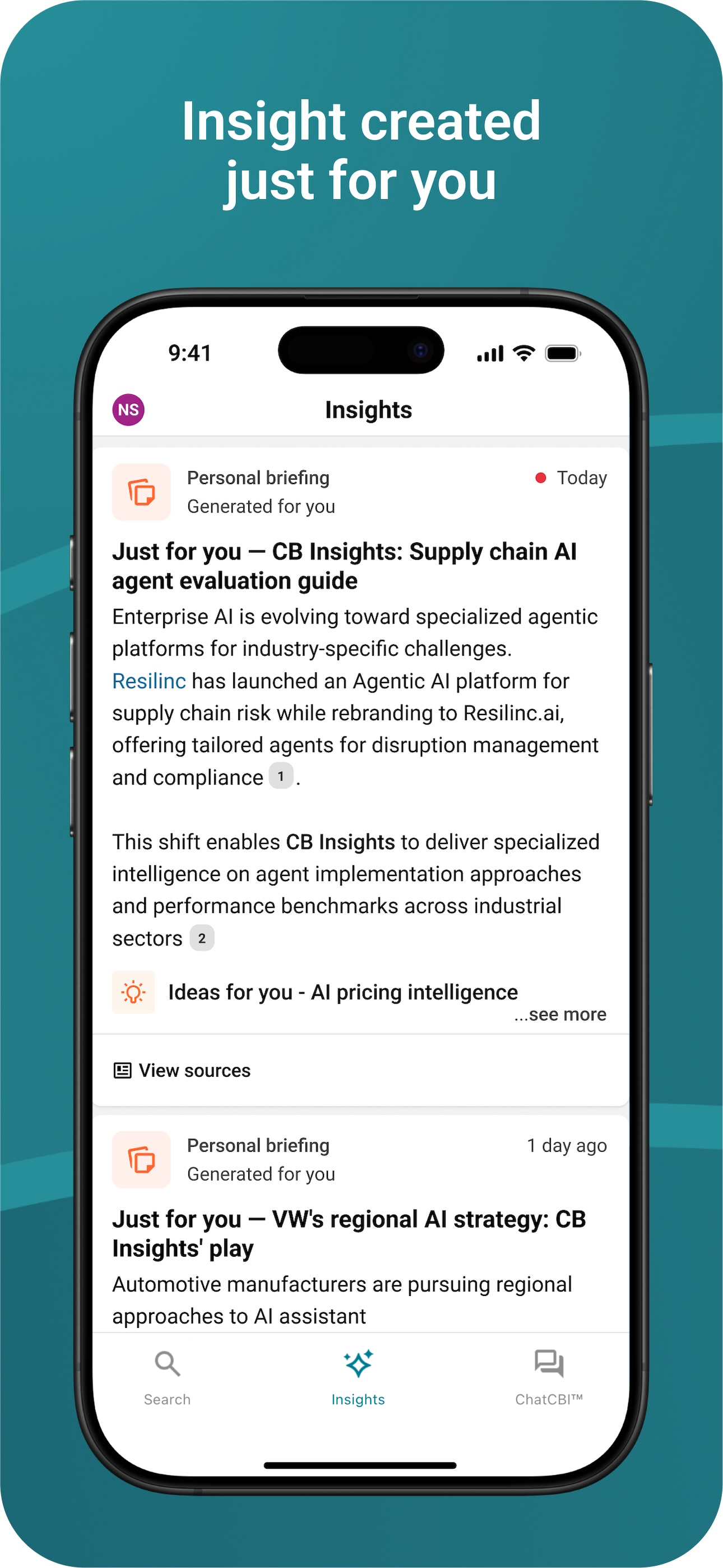 CB Insights screenshot 3