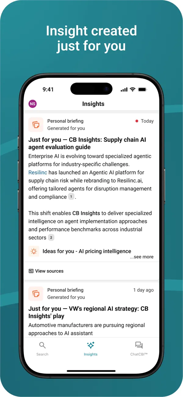 Screenshot #3 pour CB Insights