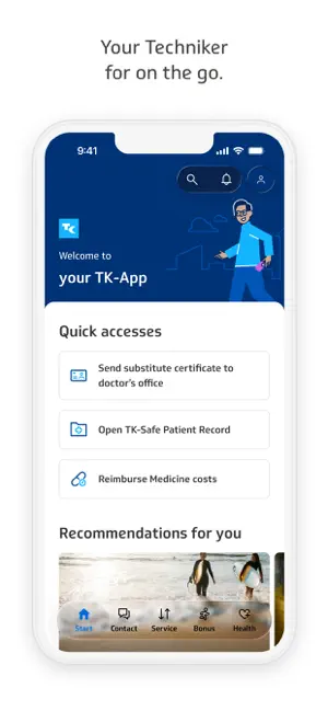 TK-App screenshot 1