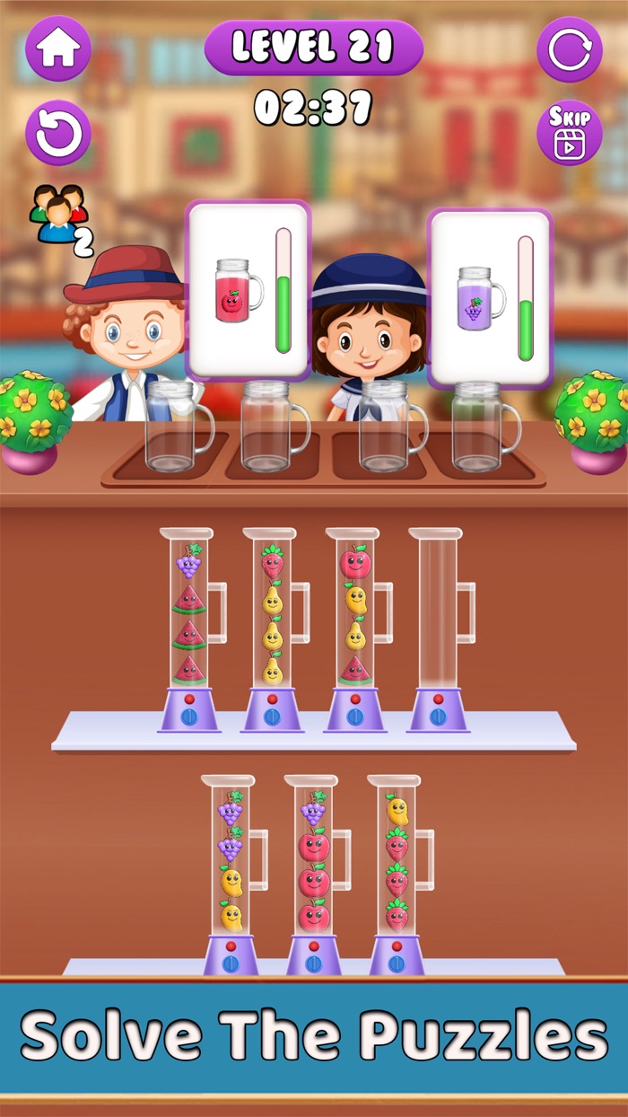 Fruit Merge Melon Drop Puzzle