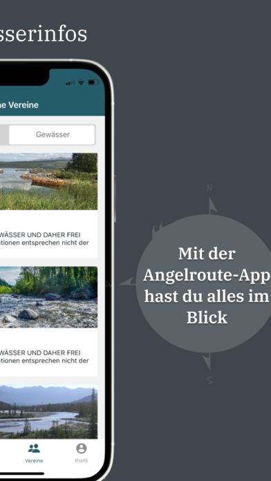 Angelroute - Angelkarten App Screenshot