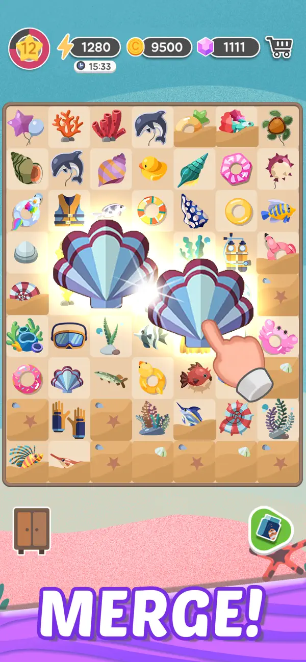 #2. Merge Aquarium (iOS) Von: PIVOT GAMES, Inc.