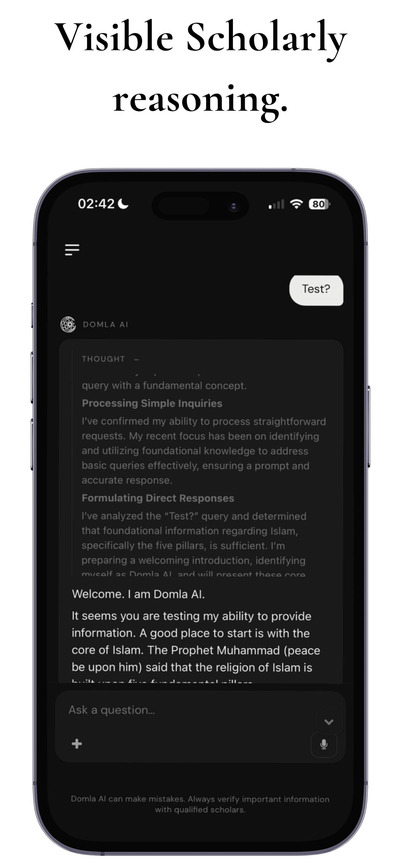 Domla - Islamic AI screenshot 3