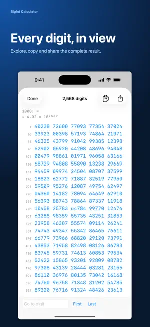 BigInt Calculator screenshot 3