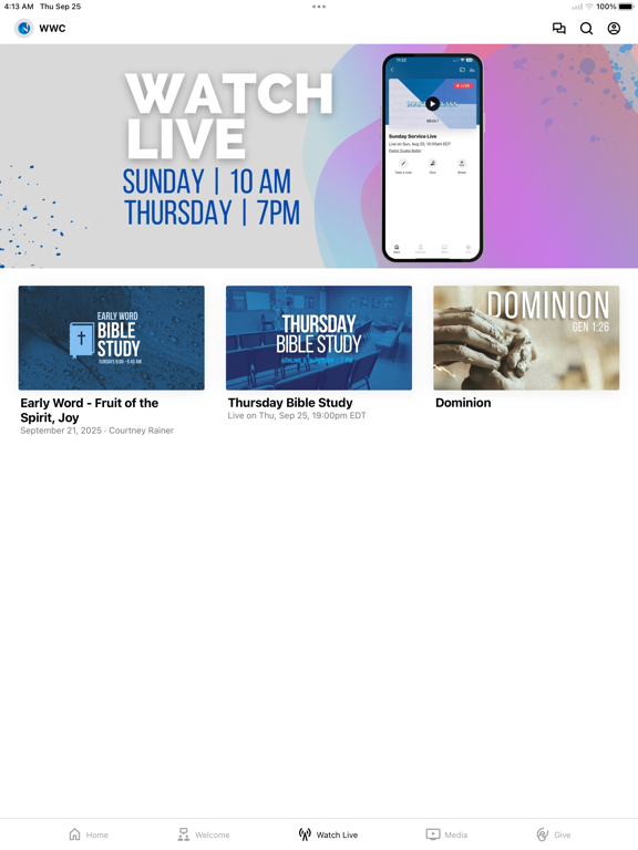 Screenshot #6 pour World Worship Church