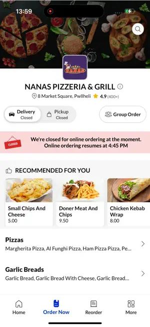 NANAS PIZZERIA & GRILL screenshot 2