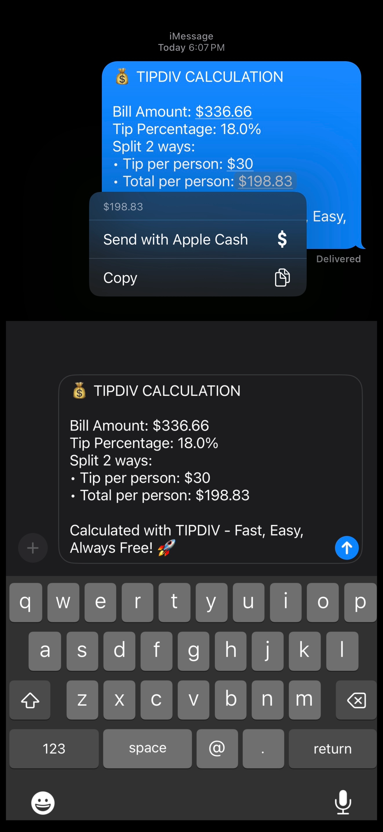 TipDiv Tip Calculator