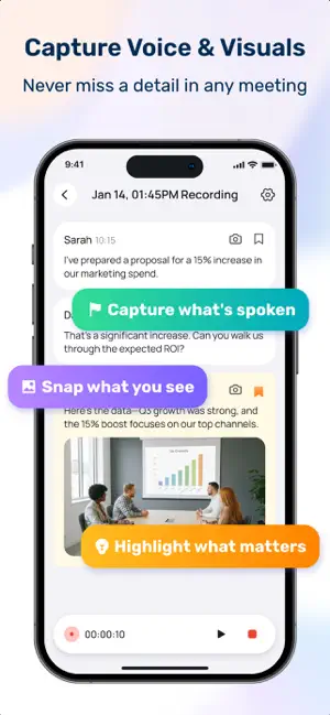 AI Note Taker-Meeting Summary screenshot 2