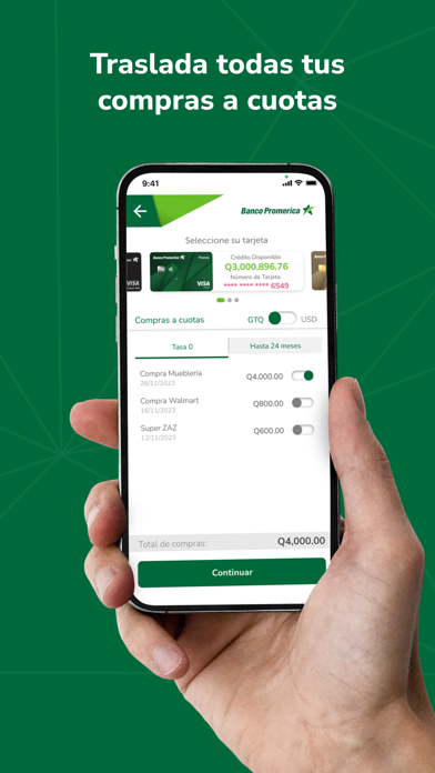 Banco Promerica Guatemala Screenshot