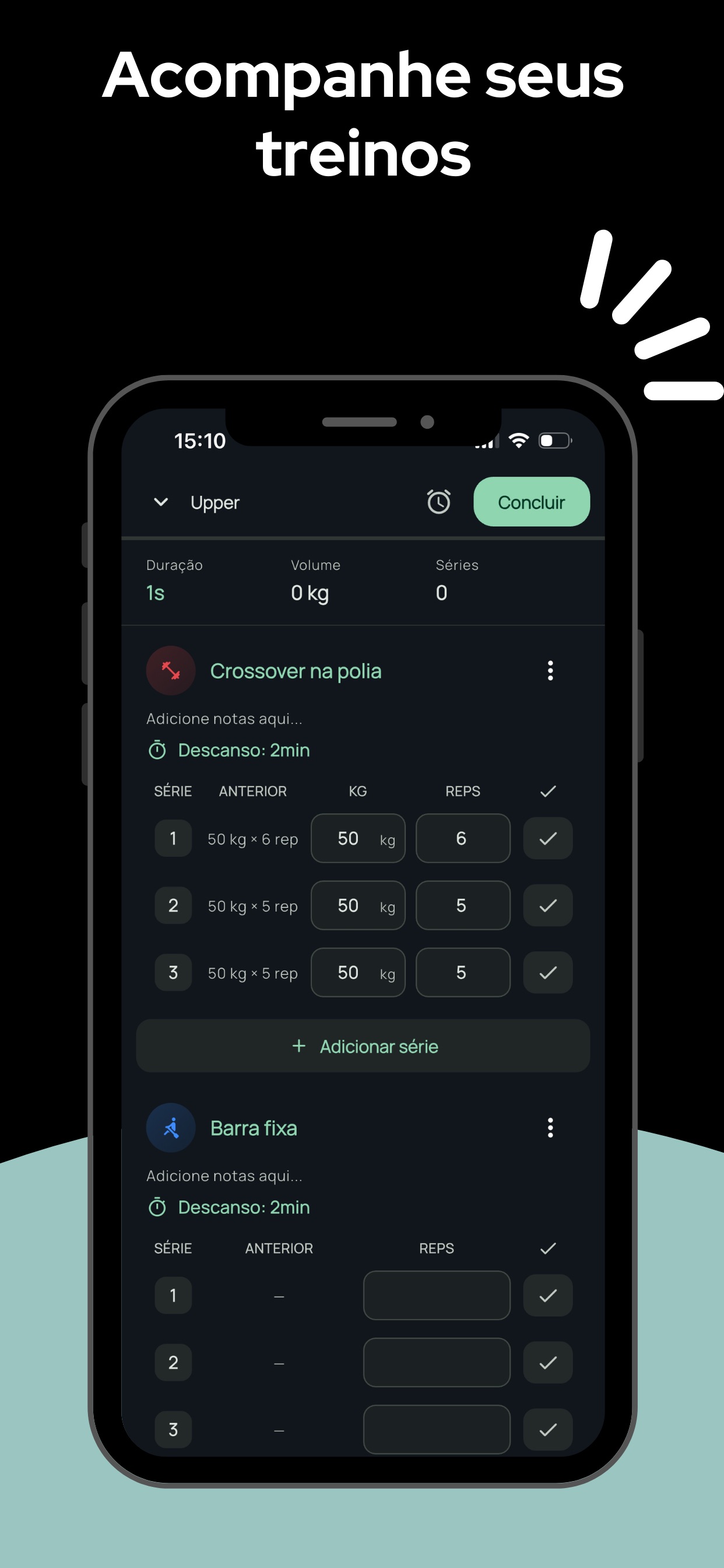 Screenshot 2 of RefRep - Treino e Dieta