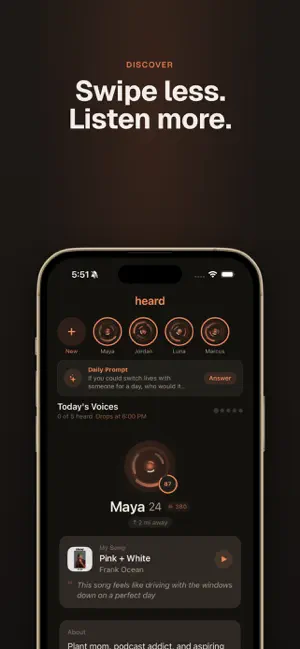 Heard · Voice Dating App screenshot 2