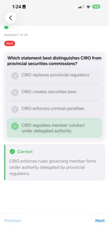 CSC Exam Prep iPhone screenshot