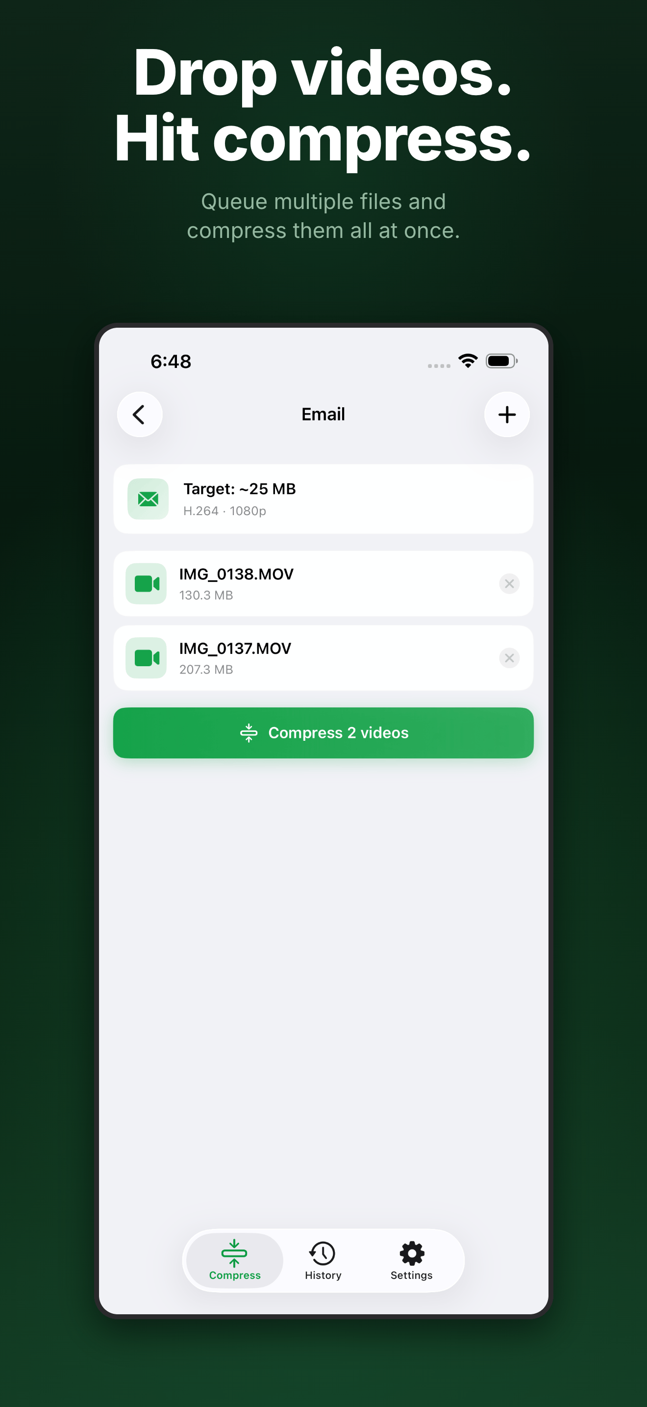 Squeeze - Video Compressor screenshot 7